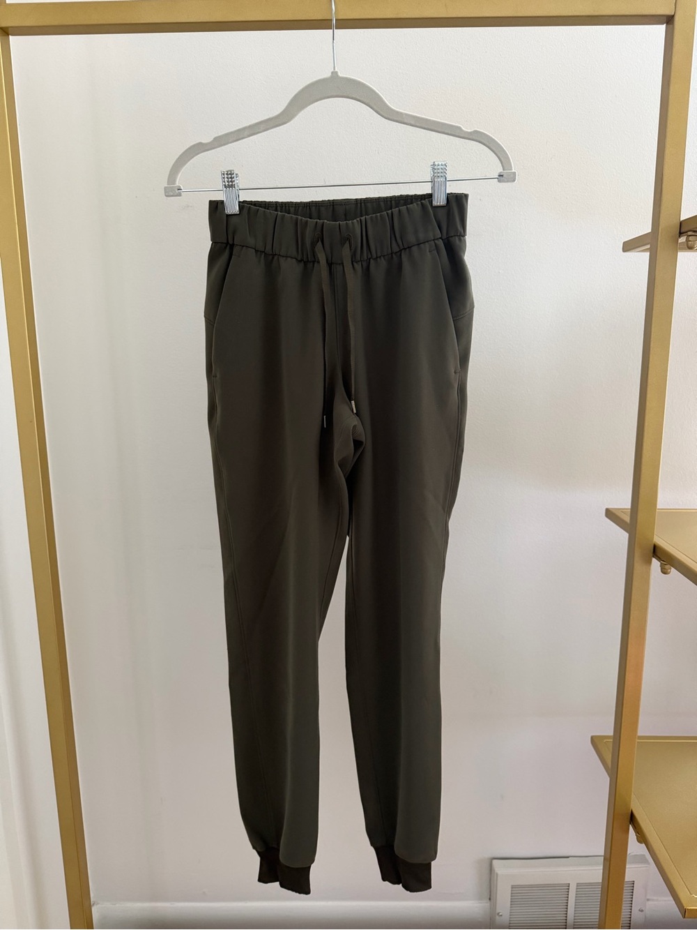 Lululemon Olive Green Drawstring Joggers